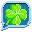 Growmoji Shamrock icon