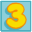 Number Block 3 icon