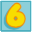 Number Block 6 icon