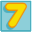Number Block 7 icon