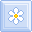 Pastel Blue Flower Block icon
