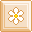 Pastel Orange Flower Block icon