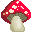Red Bouncy Mushroom icon
