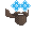 Snowflake Eyes with Rugged Winter Beard icon