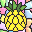 Stained Glass Pineapple icon